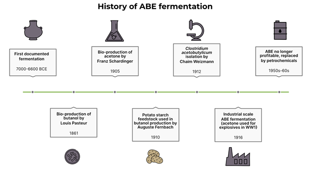 history of abe fermentation